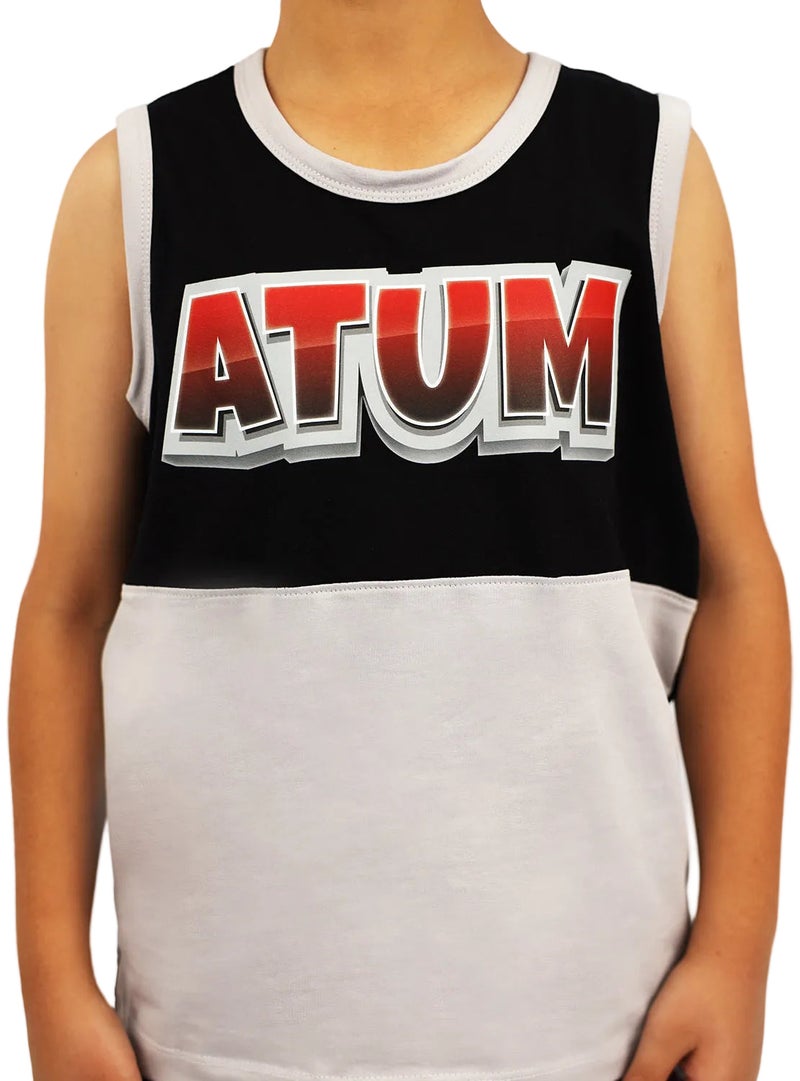 ATUM Graphic Logo Boy's  Tank Top - Image 1