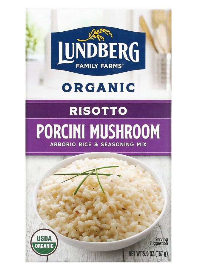 Lundberg Organic Risotto Porcini Mushroom 5.9 oz (167 g) 