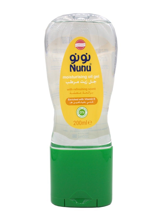 Moisturizing oil gel with a refreshing scent 200 ml