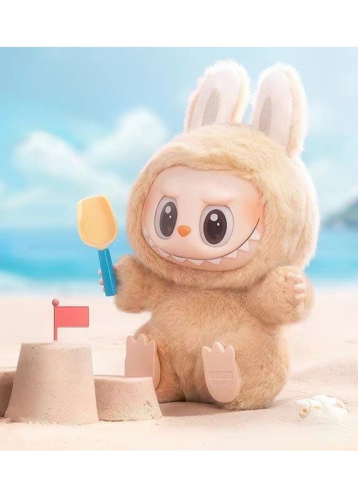 POP MART Plush Toy Made in China POP MART Second Generation THE MONSTERS Labubu Sitting Models Bubble Mart Series Sit Model Vinyl Face Plush LABUBU Plush Toys Doll Selectable China Version for Kids Adults Boy Girls Soft Plush Birthday Gifts for Children  - Image 1