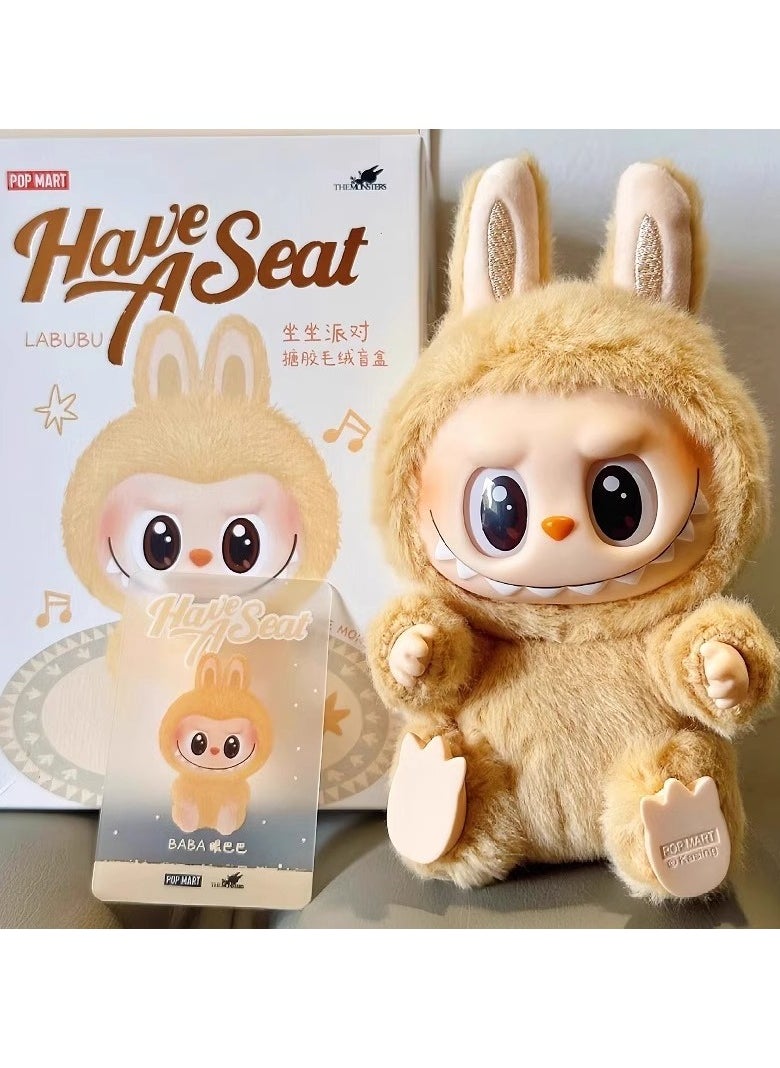 POP MART Plush Toy Made in China POP MART Second Generation THE MONSTERS Labubu Sitting Models Bubble Mart Series Sit Model Vinyl Face Plush LABUBU Plush Toys Doll Selectable China Version for Kids Adults Boy Girls Soft Plush Birthday Gifts for Children  - Image 2