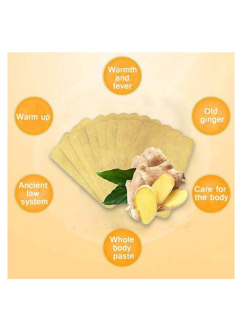 Generic - Lymphatic Detox Healing Ginger Patch, an easy-to-use solution crafted with 100% natural herbal ginger. Designed to address inflammation, swelling, and promote foot health - Image 1