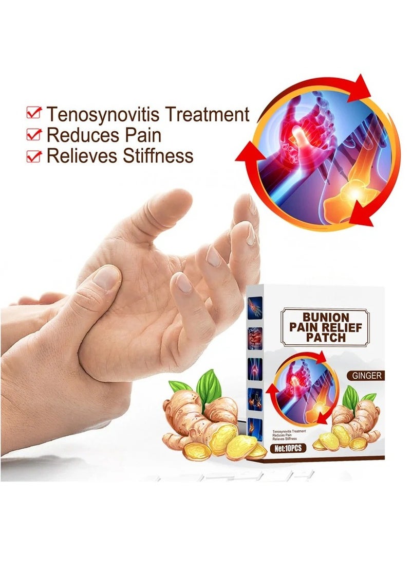 Generic - Lymphatic Detox Healing Ginger Patch, an easy-to-use solution crafted with 100% natural herbal ginger. Designed to address inflammation, swelling, and promote foot health - Image 1