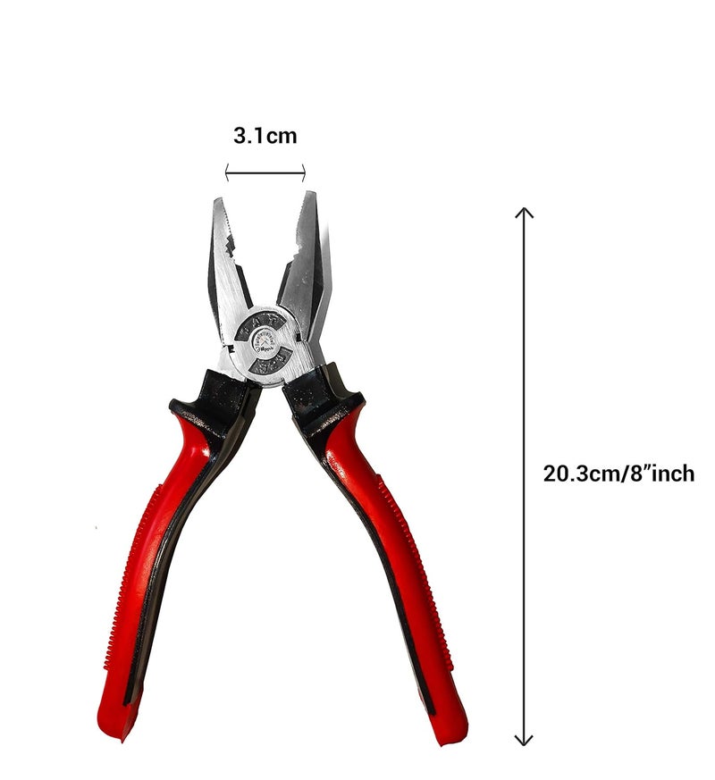 Hillgrove Grip Multipurpose Combination Hand Tool Lineman Plier Length 8 inch - Image 4