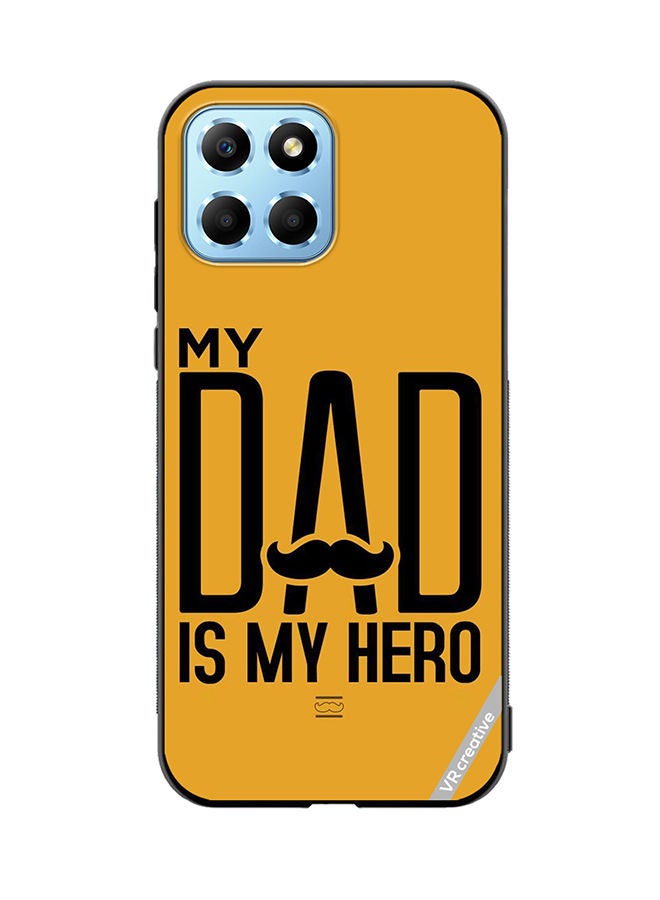 VR CREATIVE Protective Case Cover For Honor X8 5G My Dad Is My Hero Design Multicolour - Image 1