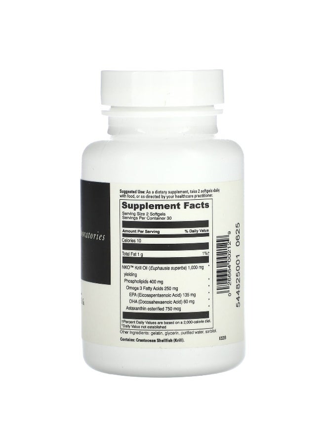 DaVinci Laboratories DaVinci Laboratories, Krill Oil, 60 Softgels  - Image 2