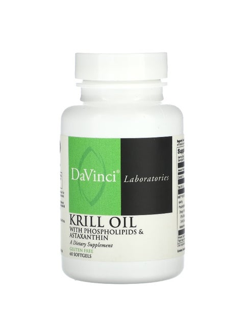 DaVinci Laboratories, Krill Oil, 60 Softgels