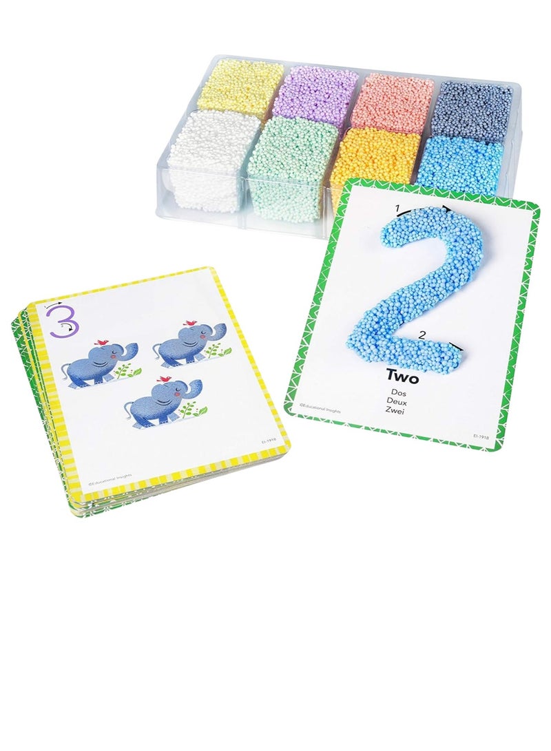 إديوكيشنال إنسايتس مجموعة رغوة اللعب لتشكيل وتعلم الأرقام - Image 3