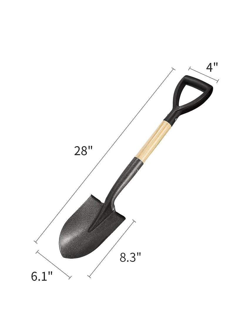 Geneaire AKDC Shovel, 28 Inch D-Handle Mini Shovel For Kids, Metal Shovel, Garden Shovel, Gardening Tools, Wooden Handle  - Image 5