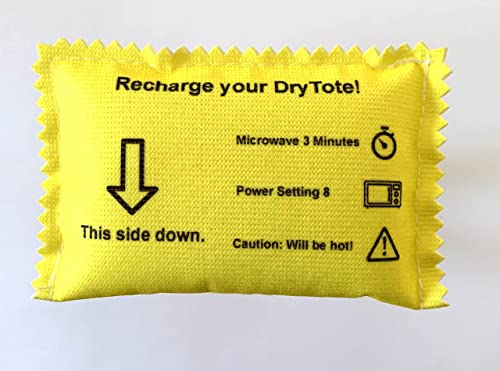 DryTote 100g Rechargeable Desiccant Pack of 5 - Moisture Absorbing Bag - Silica Gel Desiccant Dehumidifier for Storage Bins and Totes - Image 2