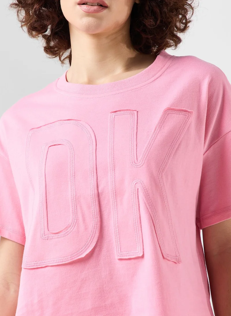 DKNY Logo Patch T-Shirt
