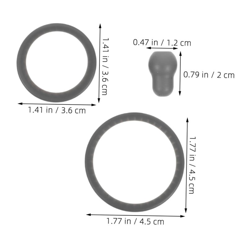 Silicone Stethoscope Accessories Kit 4 Pcs with Replacement Diaphragm and Soft Ear Tips for Enhanced Sound Isolation - Image 3