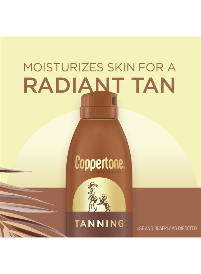 Coppertone Tanning Sunscreen Spray, Water Resistant Spray Sunscreen SPF 15, Broad Spectrum SPF 15 Sunscreen, 5.5 Fl Oz (Pack of 1)  - Image 3