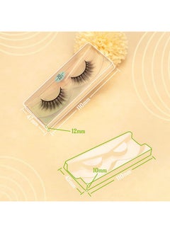 FARRED FARRED Wholesale Faux Mink Lashes Bulk 50 Boxes 10 Styles Eyelashes Volume Lashes 10 Portable Individual Boxes 10-20mm Mixed Natural Look Lash 3D False Eyelashes  - Image 4