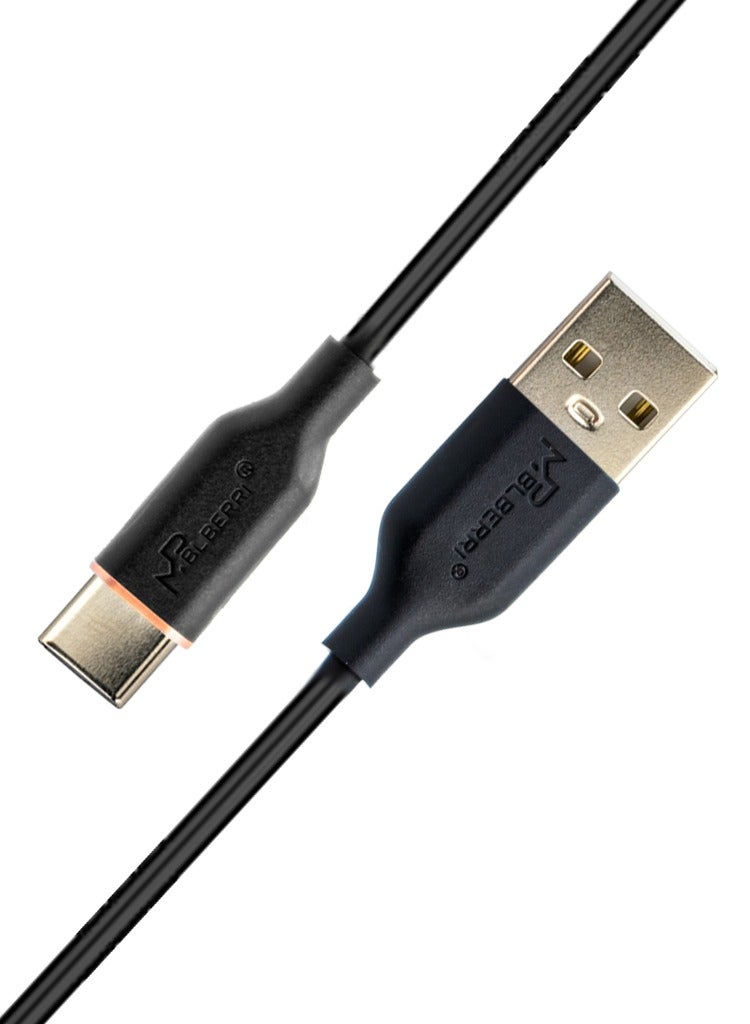 mpBLBERRI كابل بيانات USB Type-C بطول 1 متر | mpBLBERRI BLB-U302 - Image 2