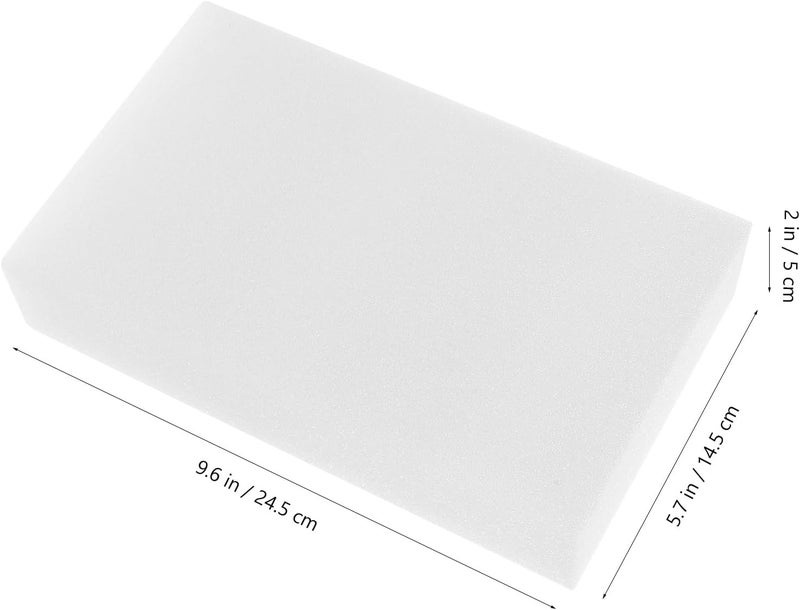 لوحات رغوية للتغليف من Zerodeko، عدد 2 قطعة، مقاسات 250x150x50 مم، لون أبيض، مصنوعة من رغوة خلوية، تُستخدم كوسادات لحماية البضائع أثناء الشحن وكأغشية لتغليف الأعمال اليدوية. - Image 2