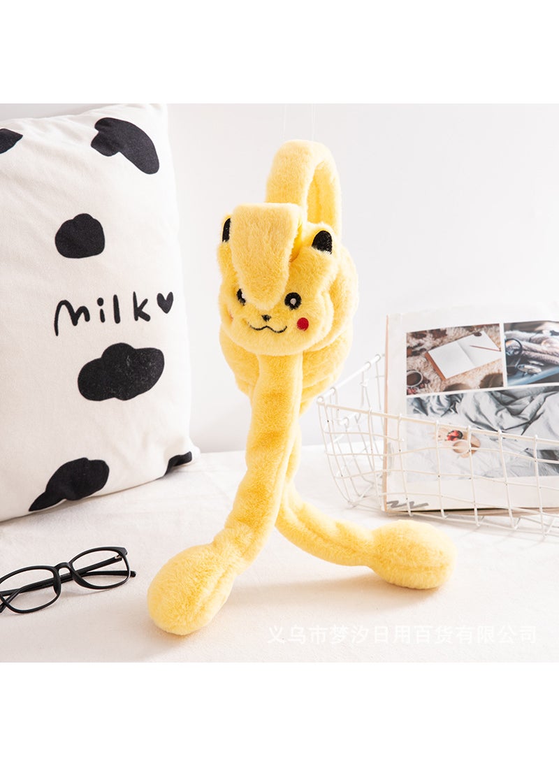 Generic - Cute Moving Bunny Ears Warm Ear Muffs for KidsYellow [without lights]] Yellow [without lights]] - Image 1