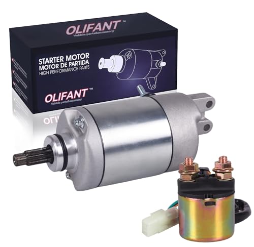 OLIFANT Starter Motor for Honda Foreman 500 2005-2011 Foreman 400 450 Starter Honda TRX500 TRX450 TRX400 31200-HM7-003 SMU0048 - Image 1