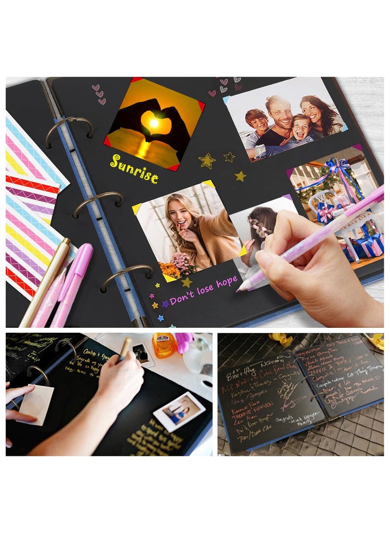 PRESERVE MEMORABLE MOMENTS - Capture and keep precious memories with your heartfelt words and enduring photos in this customizable scrapbook. - Image 1