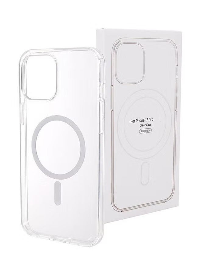 Generic - Silicone Case Magsafe Cover Case For Apple Iphone 12 Pro Clear - Image 1