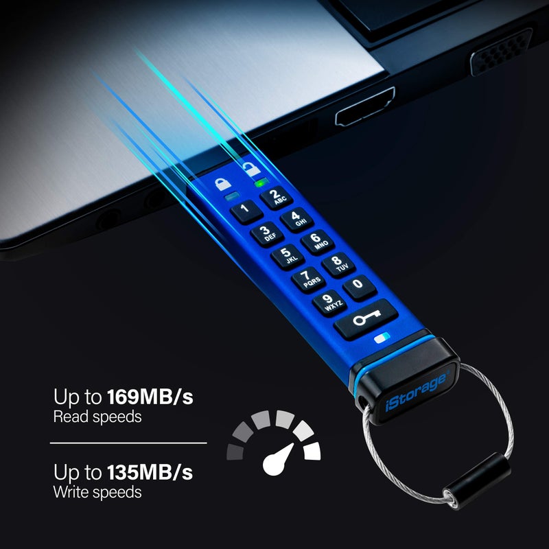 iStorage datAshur PRO 4 جيجابايت | ذاكرة USB مشفرة | معتمدة من FIPS 140-2 المستوى 3 | محمية بكلمة مرور | مقاومة للغبار والماء - Image 5