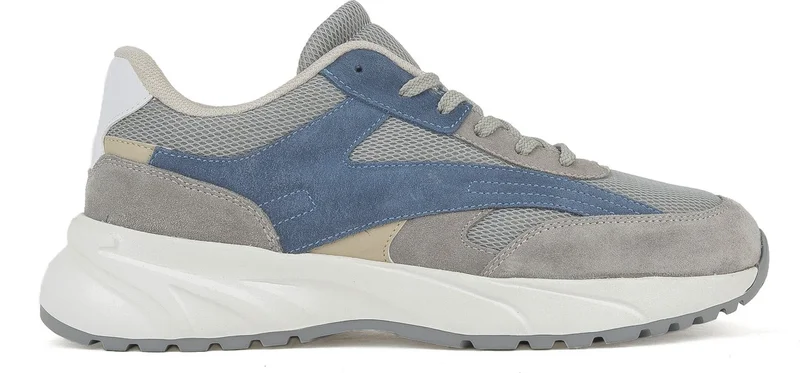Ziya Ziya, Men's Genuine Leather Sneaker 14150Z0009 Gray