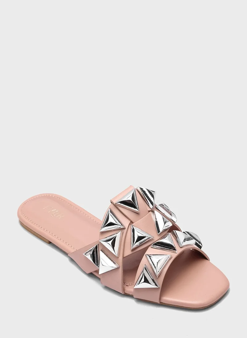 FYOR Open Toe Flat Sandals
