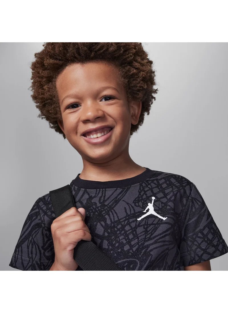 Jordan Kids' Net Flight Printed T-Shirt