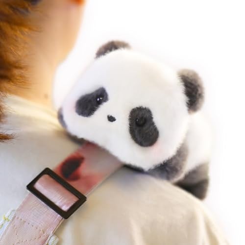 52TOYS Panda Roll Lying Down Stuffed Animal Plush Toy Shoulder Panda with Soft and Adorable Design Perfect for Cuddling Display and Unique Posing Ideal Gift for Panda Enthusiasts - Image 1