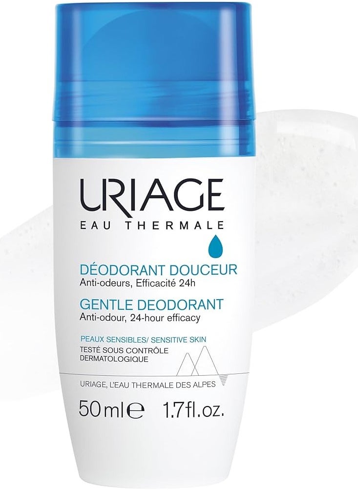 Uriage Gentle Deodorant Anti-Odour 24-hour efficacy 50ml  - Image 1