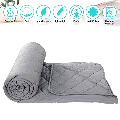 A'kin Akin Plain 300 GSM Microfiber Reversible Quilted Solid Super Soft and Cozy AC Comforter/Blanket/Quilt/Duvets for King Size/Double Bed Size (230X250 cm) (Grey, Double) - Image 3