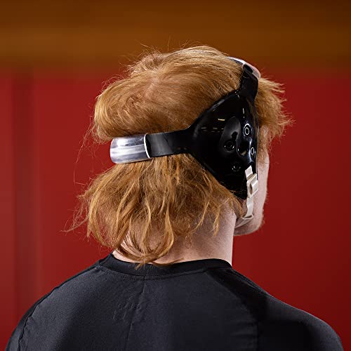 Matman Halo Adult Wrestling Headgear – Men & Women’s Thin Profile & Easy to Hear Ear Guards for Wrestling, BJJ & MMA (Black) - Image 4