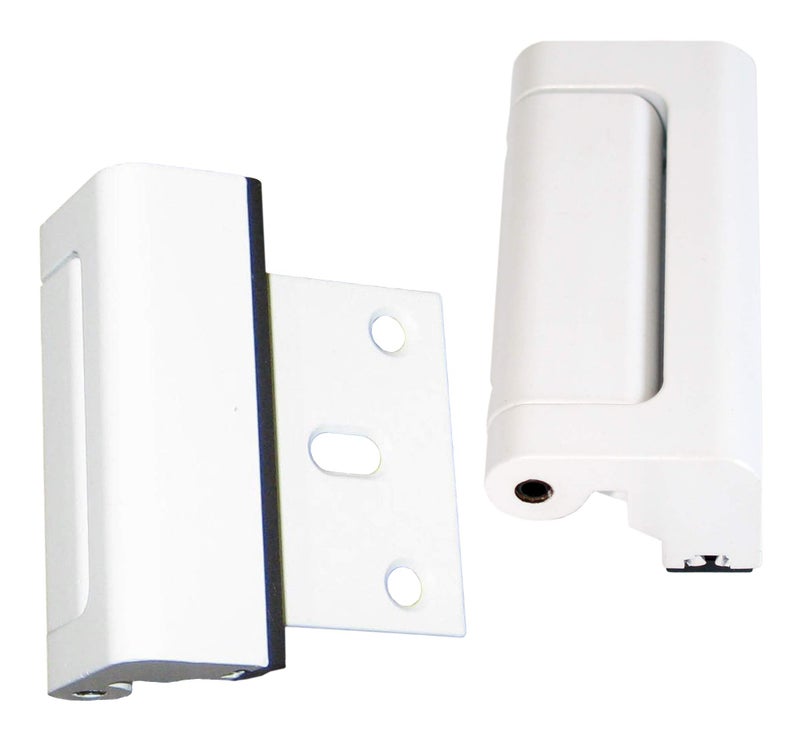 Cardinal Gates Door Guardian Door Lock Security Door Reinforcement for Inward Swinging Doors Child Safety Locks for Doors 2 Pack White