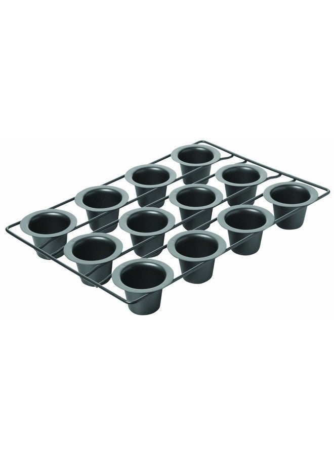 chicago metallic Chicago Metallic 26121 Professional 12-Cup Non-Stick Mini-Popover Pan, 16-Inch-by-10.75-Inch - Image 1