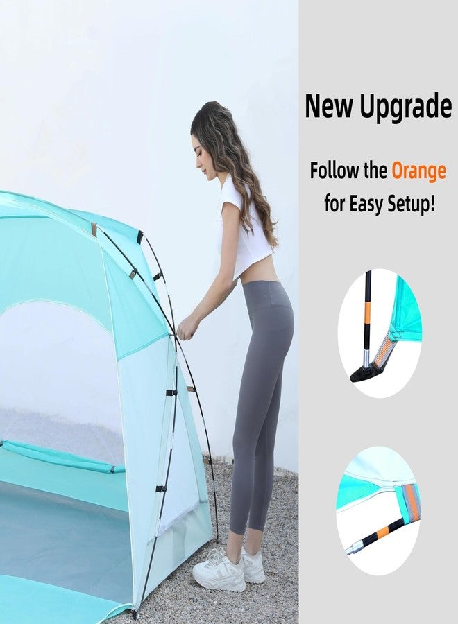 Etto Beach Tent for 4-6 People, Waterproof Portable Sun Shelter with UPF 50+ UV Protection, Easy Setup - Image 3