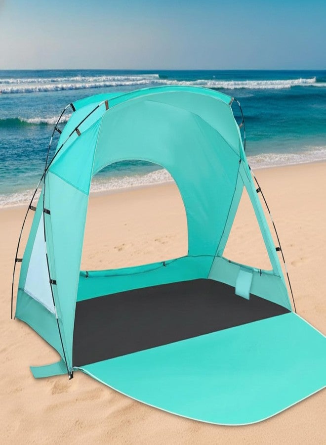 Etto Beach Tent for 4-6 People, Waterproof Portable Sun Shelter with UPF 50+ UV Protection, Easy Setup - Image 1