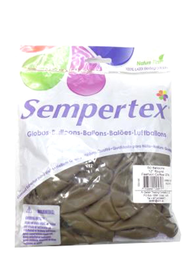 Sempertex Balloon Coffee 50Pcs/Bag - Image 2