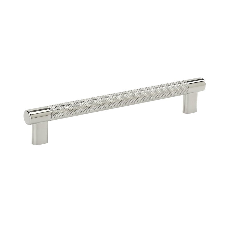 Amerock Kitchen Cabinet Pull Polished Nickel 8 in 203 mm CentertoCenter Bronx 1 Pack Furniture Hardware Cabinet Handle Bathroom Drawer Pull - Image 2
