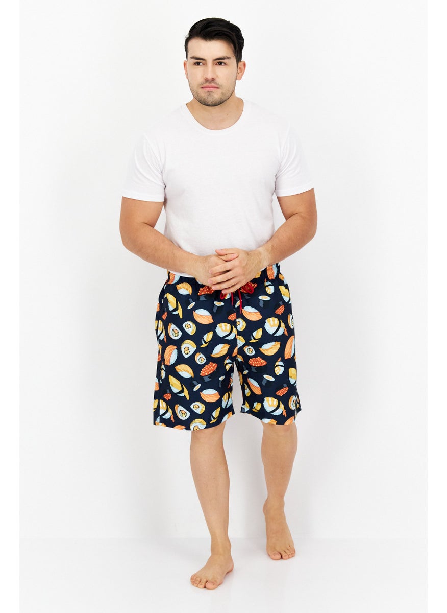 Men Allover Print Drawstring Board Short, Navy Combo - pzsku/Z4BF5576431487959F190Z/45/_/1724351137/31ba304f-906d-42ef-ae0e-7dfe92e359ab