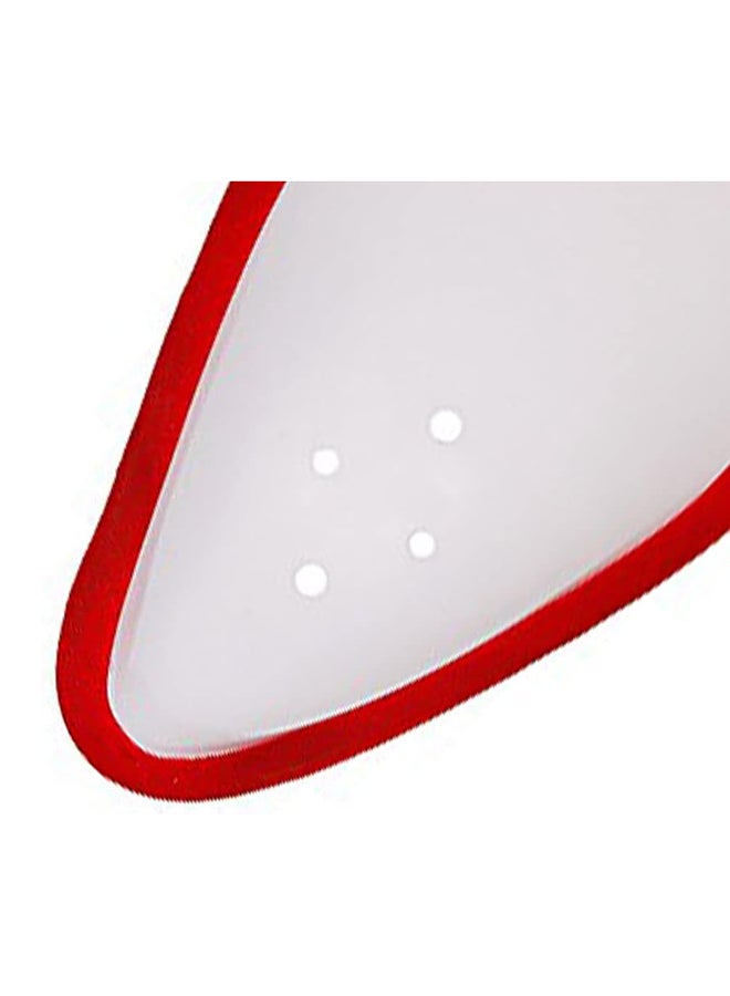 DSC Glider Cricket Abdominal Guard (White and Red, Size: Youth) | Material:  Cotton and Poly | For Workout, Gym, Cricket and Other Sports | Border bound with foam casing - Image 5