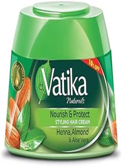 Vatika Naturals Vatika Naturals nourish & protect styling Hammam cream 125 ml | henna, almond & aloe vera with nourishing vatika oils 