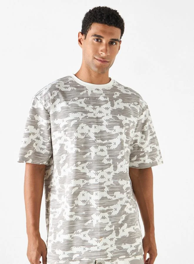 Kappa Printed T-shirt with Crew Neck