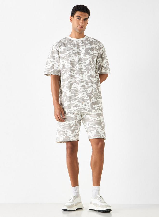 كابا تيشيرت بياقة ضيّقة وطبعات من كابا - Image 2