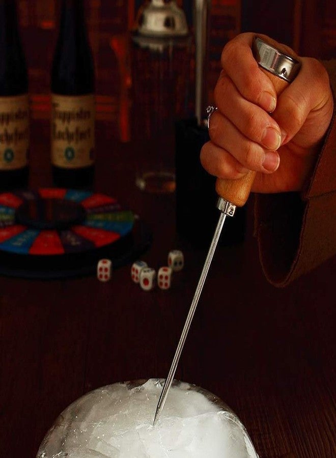 فايربومون مجموعة فايربومون المكونة من 3 قطع من مثاقب الثلج المصنوعة من الفولاذ المقاوم للصدأ مع مقبض خشبي آمن للاستخدام المنزلي والمطبخ والمطاعم والحانات (8.5 بوصة) - Image 5