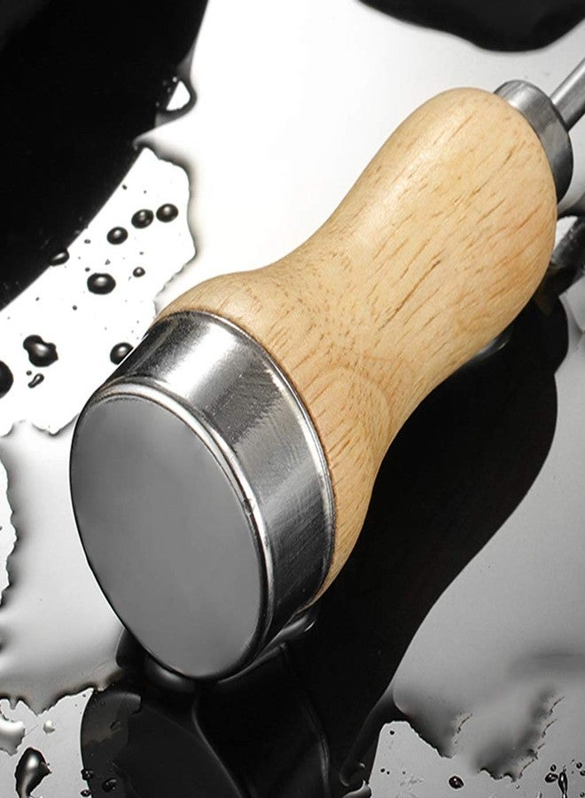 فايربومون مجموعة فايربومون المكونة من 3 قطع من مثاقب الثلج المصنوعة من الفولاذ المقاوم للصدأ مع مقبض خشبي آمن للاستخدام المنزلي والمطبخ والمطاعم والحانات (8.5 بوصة) - Image 3