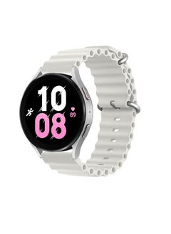 حزام محيط من السيليكون 20 مم لساعة Samsung Gear Sport/Watch 4/Watch 5 /Watch 5 Pro/S2 classic/active 2 40 مم 44 مم/Amazfit GTS 3/ GTS4/4 Mini/Bip 3/Pro/GTS 2 mini/GTS 2e/Bip ش