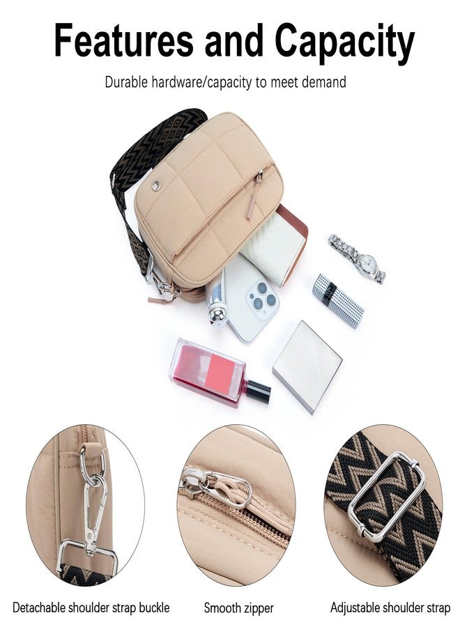 CLUCI Crossbody Bags for Women, Summer Puffer Shoulder Handbags ，Purses for Women with Adjustable Wide Strap - Image 5