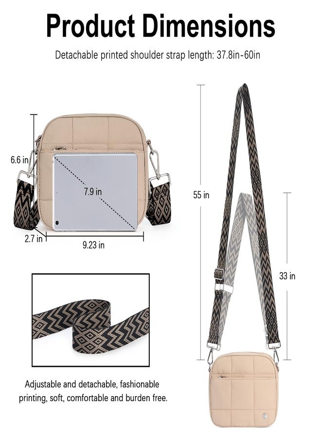 CLUCI Crossbody Bags for Women, Summer Puffer Shoulder Handbags ，Purses for Women with Adjustable Wide Strap - Image 3