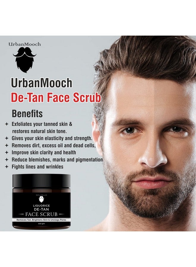 UrbanMooch De-Tan Face Scrub,Tan Removal Body Scrub For Healthy & Glowing Skin,100Gm - Image 4