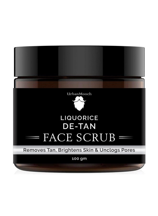 UrbanMooch De-Tan Face Scrub,Tan Removal Body Scrub For Healthy & Glowing Skin,100Gm - Image 1